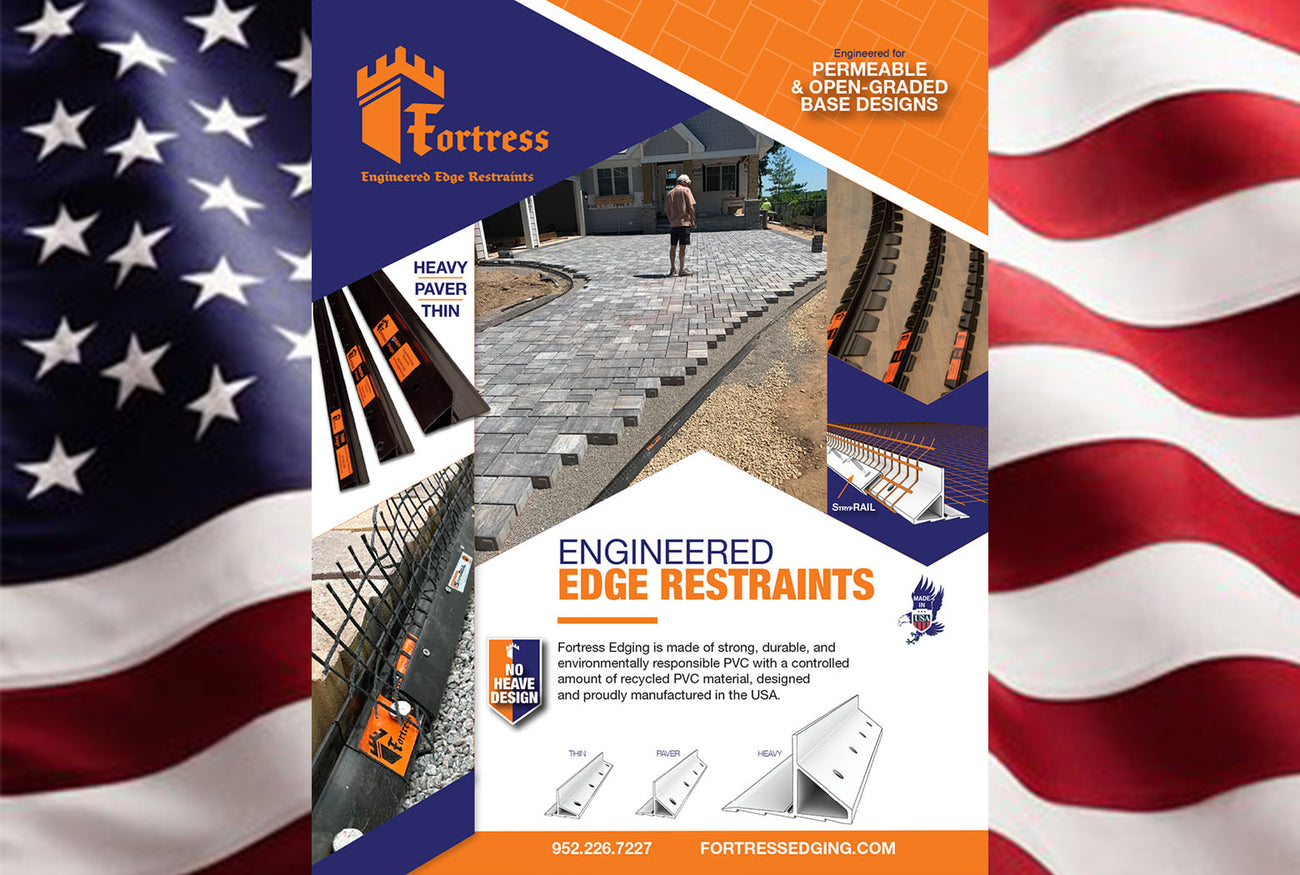 Fortress Engineered Paver / PICP Edge Restraints