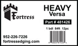 HEAVY Versa 1 bdl 84ft 12pc